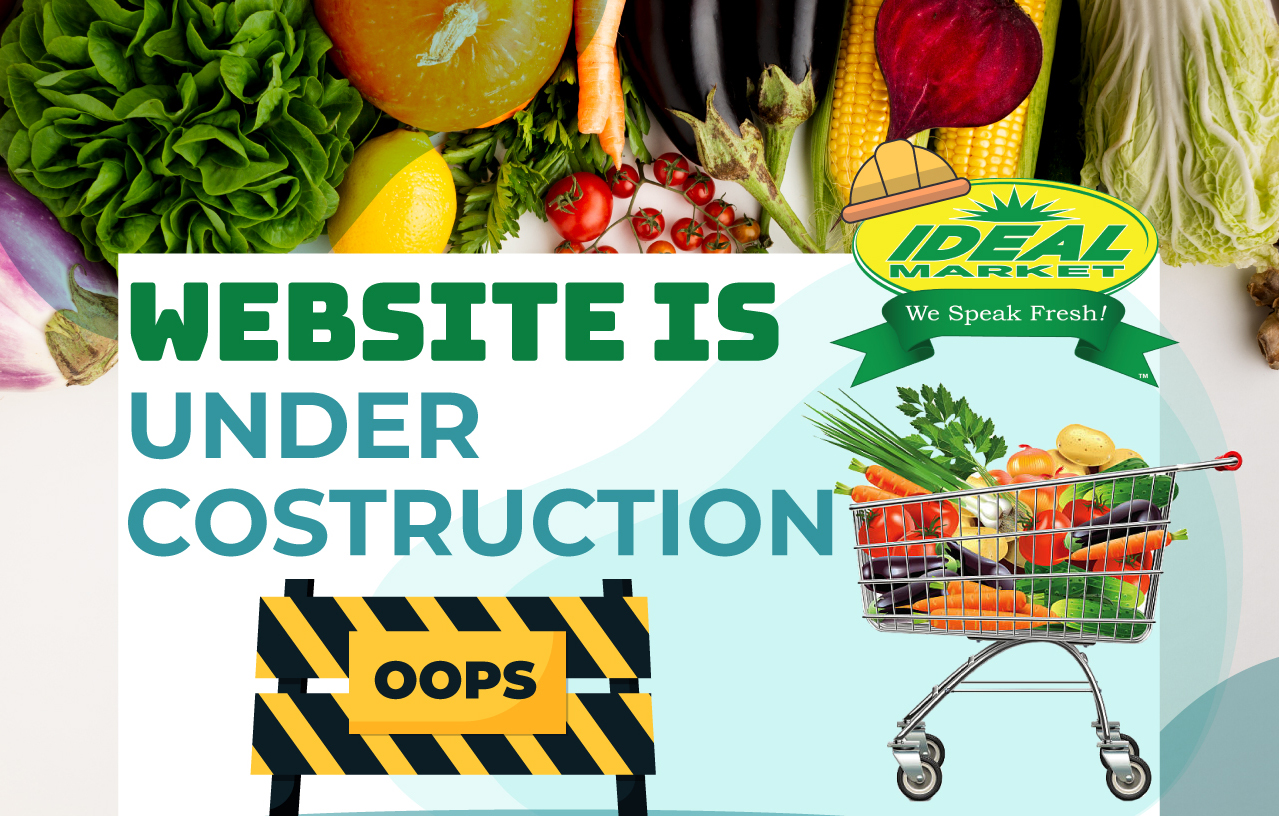 Ideal Market web site is under construction